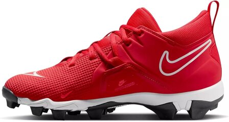 Nike Menace 3 Scarlet High Rubber Cleats Beeball