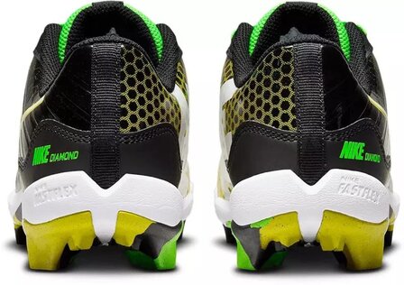 Nike Huarache 4 Black/Yellow Low Rubber Cleats Beeball