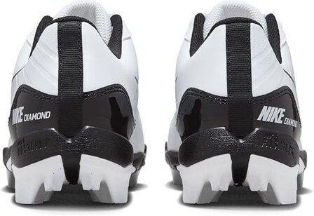 Nike Huarache 4 White/Black Low Rubber Cleats Beeball