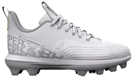 Under Armour Harper 7 White Low Rubber Cleats