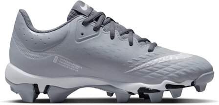 Nike Hyperdiamond 4 Grey Rubber Cleats Beeball