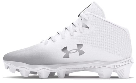 Under Armour Spotlight 4 White High Rubber Cleats