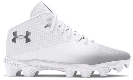 Under Armour Spotlight 4 White High Rubber Cleats