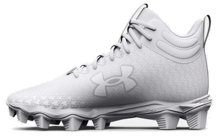 Under Armour Spotlight 3 White High Rubber Cleats