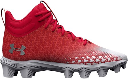 Under Armour Spotlight 3 Scarlet High Rubber Cleats