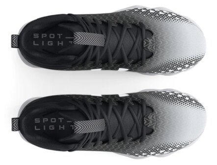 Under Armour Spotlight 3 Black High Rubber Cleats Beeball