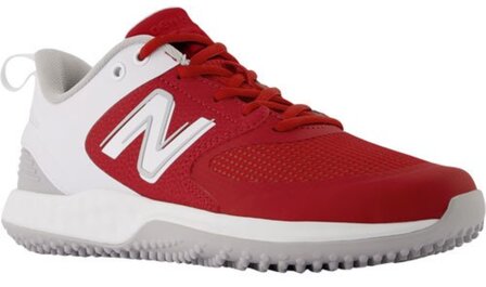 New Balance STVELOR3 Scarlet/White Turf Shoes