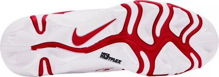 Nike Menace 3 White/Scarlet High Rubber Cleats