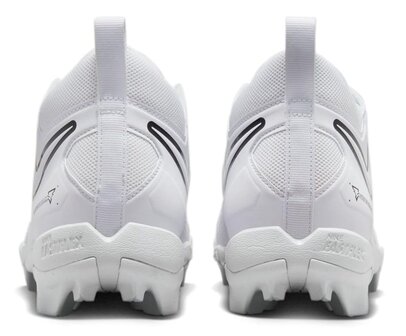 Nike Menace 3 White High Rubber Cleats Beeball