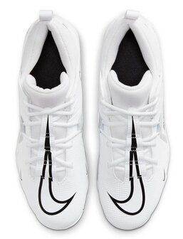 Nike Menace 3 White High Rubber Cleats Beeball