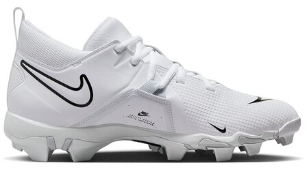 Nike Menace 3 White High Rubber Cleats Beeball