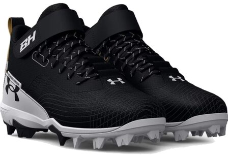 Under Armour Harper 7 Black High Rubber Cleats