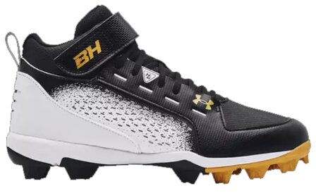 Under Armour  Harper 6 rubber high Black Beeball