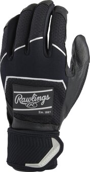 WHC2BG-BK - Rawlings Workhorse Slaghandschoenen met Compressie Strap Black