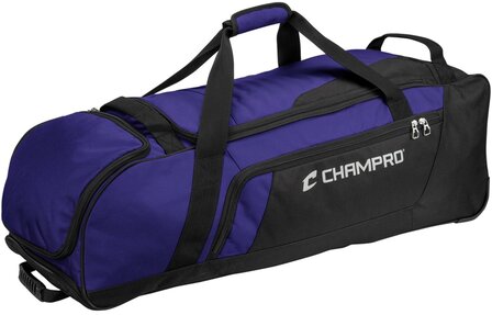 Champro Boss Wheeled Catcher&#039;s Bag Purple