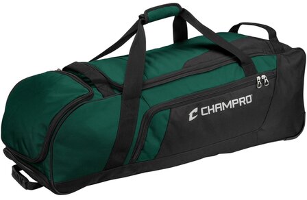 Champro Boss Wheeled Catcher&#039;s Bag Green