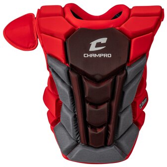 Champro Optimus Pro Plus Chest Protector 16.5&quot; Scarlet