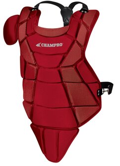 Champro Contour Fit Body Protector Youth 13.5&quot; Scarlet