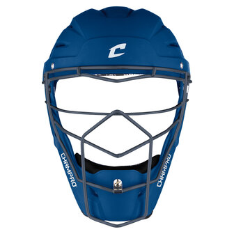 Champro Optimus Pro Rubberized Matte Catcher Helmet Adult Royal