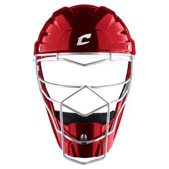 Champro Optimus MVP Catcher Helmet Adult Scarlet