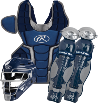 Rawlings Renegade Catcher Set Adult Navy