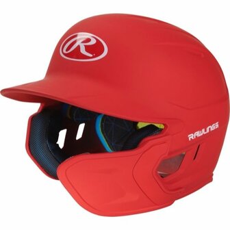 Rawlings Mach Matte Batting Helmet Scarlet