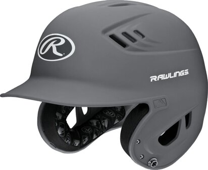 Rawlings R16/Velo Matte Batting Helmet Grey