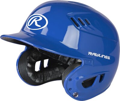 Rawlings R16/Velo Gloss Finish Batting Helmet Royal