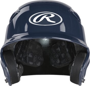 Rawlings R16/Velo Gloss Finish Batting Helmet Navy