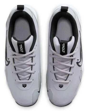 Nike Trout 9 Grey Low Rubber Cleats Beeball