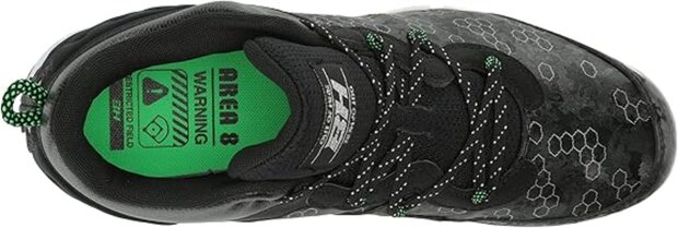 Under Armour Harper 8 Black/Green High Rubber Cleats Beeball