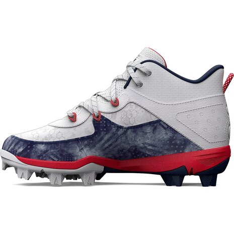 Under Armour Harper 8 USA High Rubber Cleats Beeball