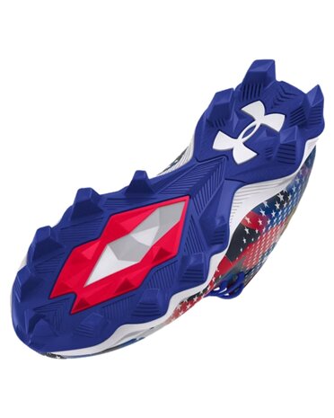 Under Armour Spotlight 4 USA High Rubber Cleats Beeball