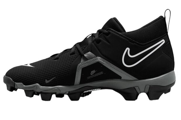 Nike Menace 3 Black/Grey High Rubber Cleats Beeball