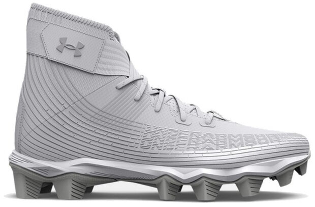 Under Armour Highlight Franchise White High Rubber Cleats Beeball