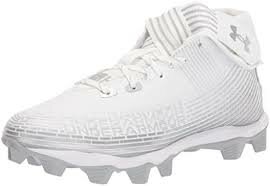 Under Armour Highlight Franchise White High Rubber Cleats Beeball