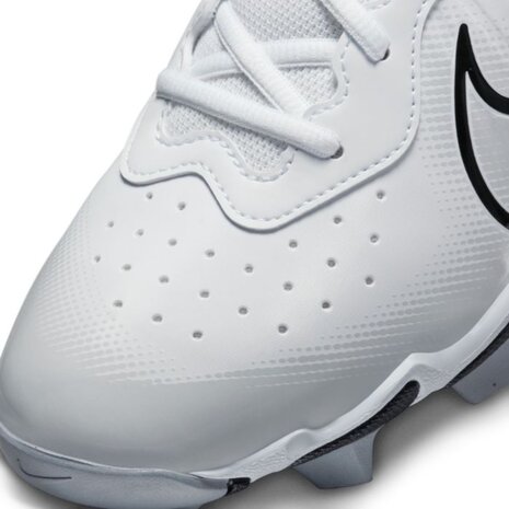 Nike Huarache 4 White/Grey Low Rubber Cleats