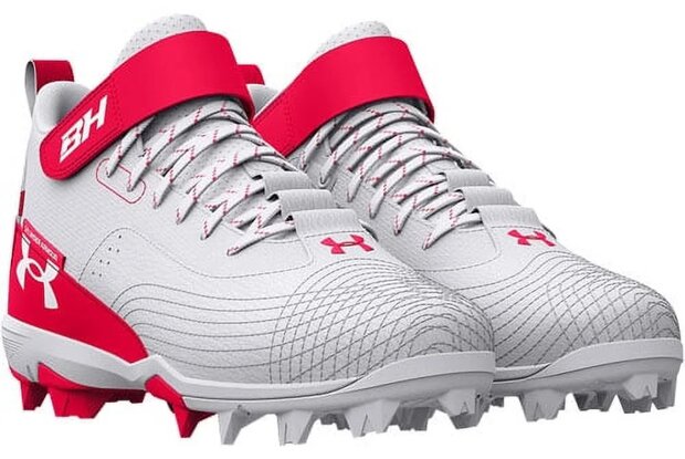 Under Armour Harper 7 Scarlet High Rubber Cleats