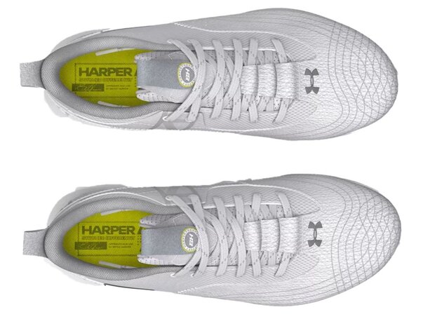 Under Armour Harper 7 White Low Rubber Cleats