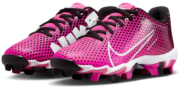 Nike Hyperdiamond 4 Pink/Black Rubber Cleats