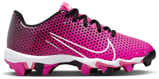 Nike Hyperdiamond 4 Pink/Black Rubber Cleats Beeball