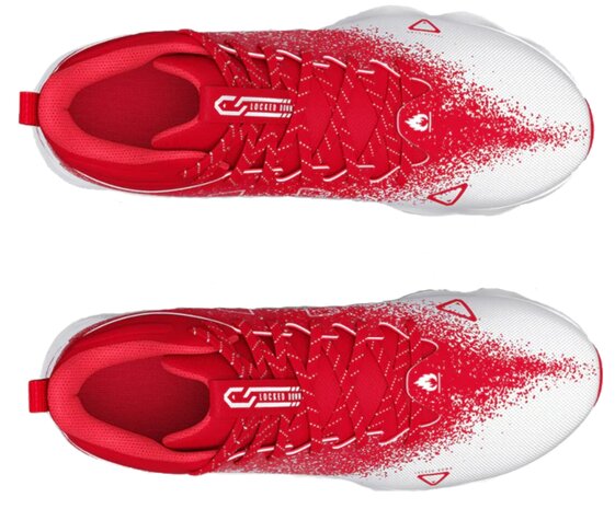 Under Armour Bermuda Scarlet/White High Rubber Cleats