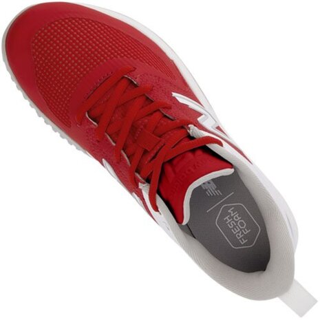 New Balance STVELOR3 Scarlet/White Turf Shoes