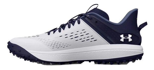 Under Armour Yard Stripes White/Navy Turf Shoes