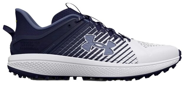 Under Armour Yard Stripes White/Navy Turf Shoes