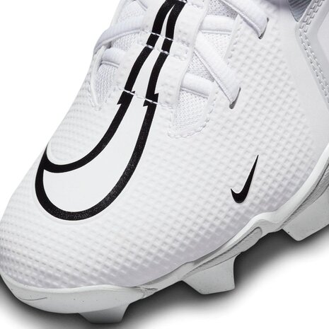 Nike Menace 3 White High Rubber Cleats Beeball