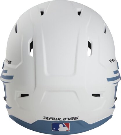 Rawlings Mach Ice Softball Batting Helmet Senior White/Black