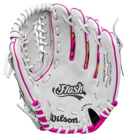 Wilson A440 12" Youth Outfield Glove White/Pink/Tie-Dye RHT