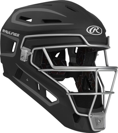 Rawlings Velo 2.0 Catchers Helmet Senior/Adult Black