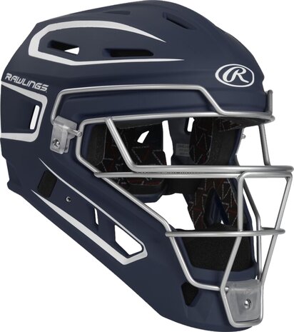 Rawlings Velo 2.0 Catchers Helmet Senior/Adult Navy